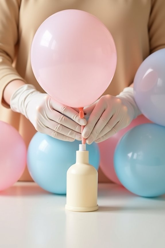inflate tie coordinate colors