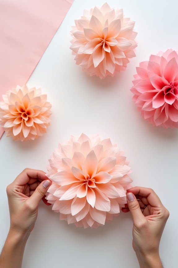 instant colorful pom poms