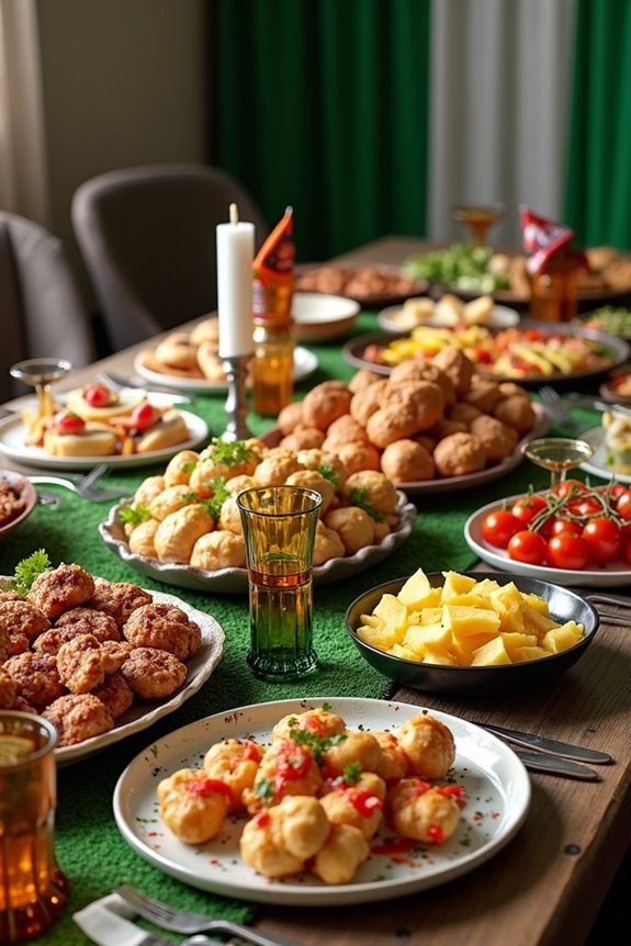 international food theme ideas