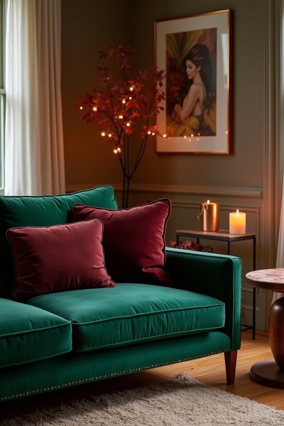 jewel tones for autumn elegance
