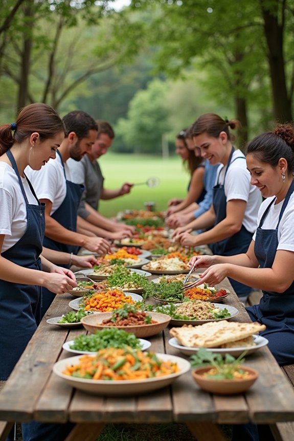 labor day meal celebration