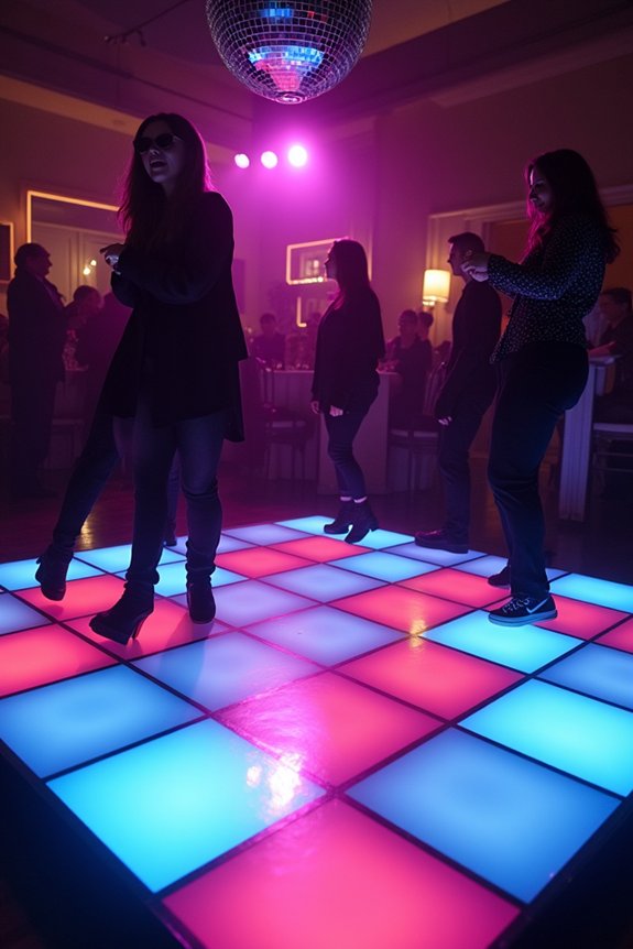 light up dance floor games