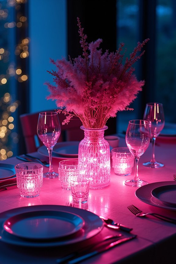 light up party centerpieces ideas