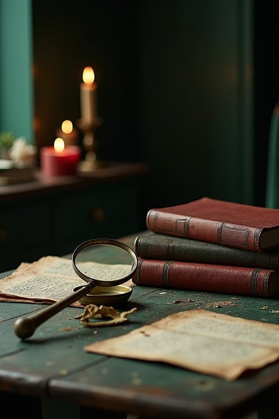 literary themed tablescape elements