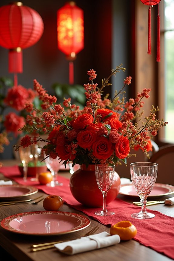 lunar new year centerpieces ideas