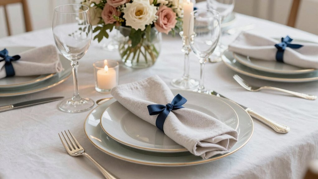 luxury linen napkin sets