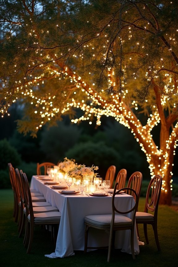magical garden party lights