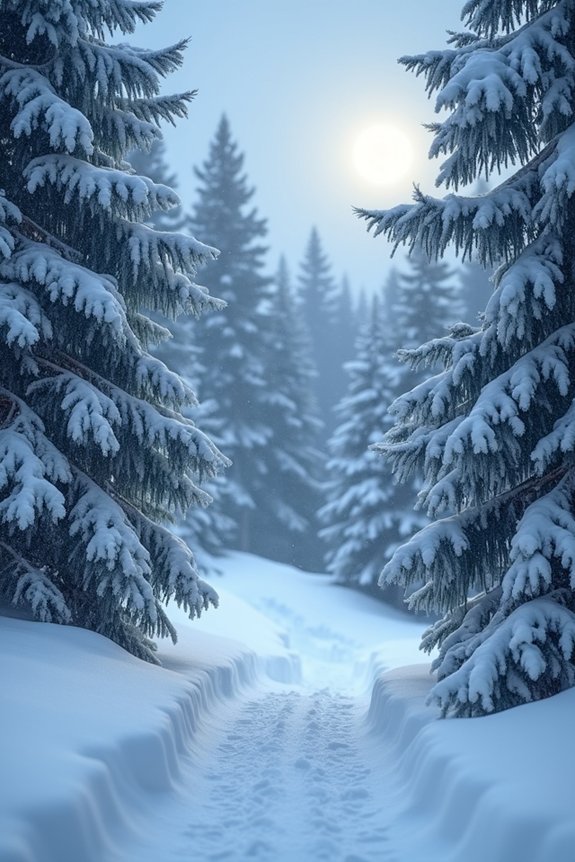 magical snowy holiday decor