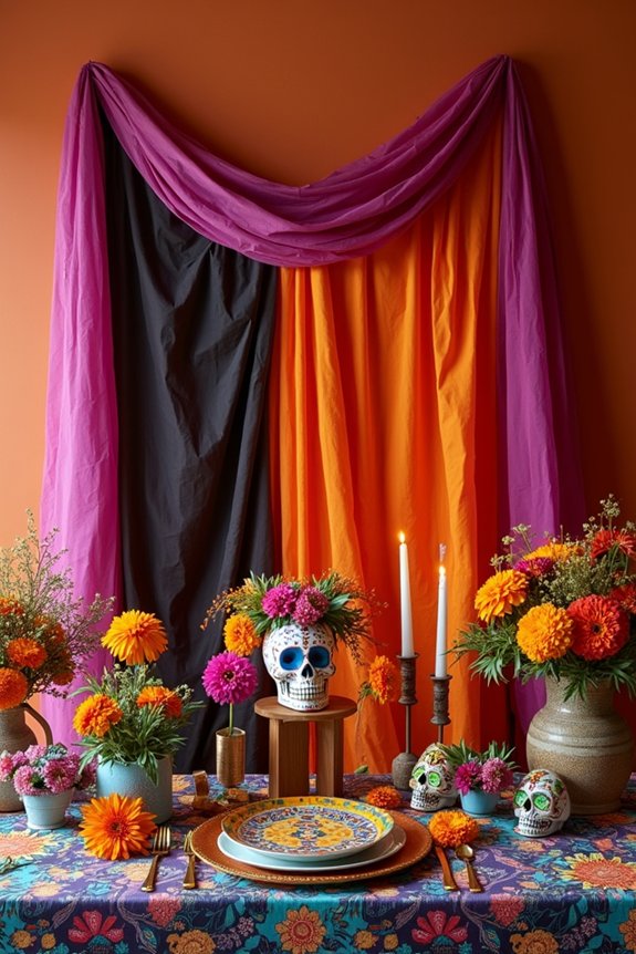 meaningful day of the dead backdrop