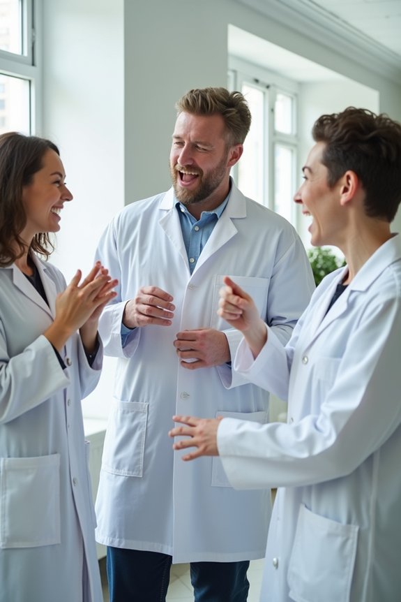 medical charades game celebration