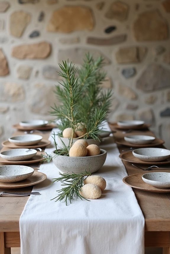 mediterranean inspired table decor