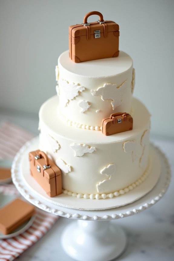 memorable farewell cake decorations
