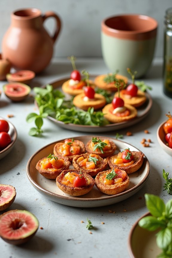 mess free pottery party snacks