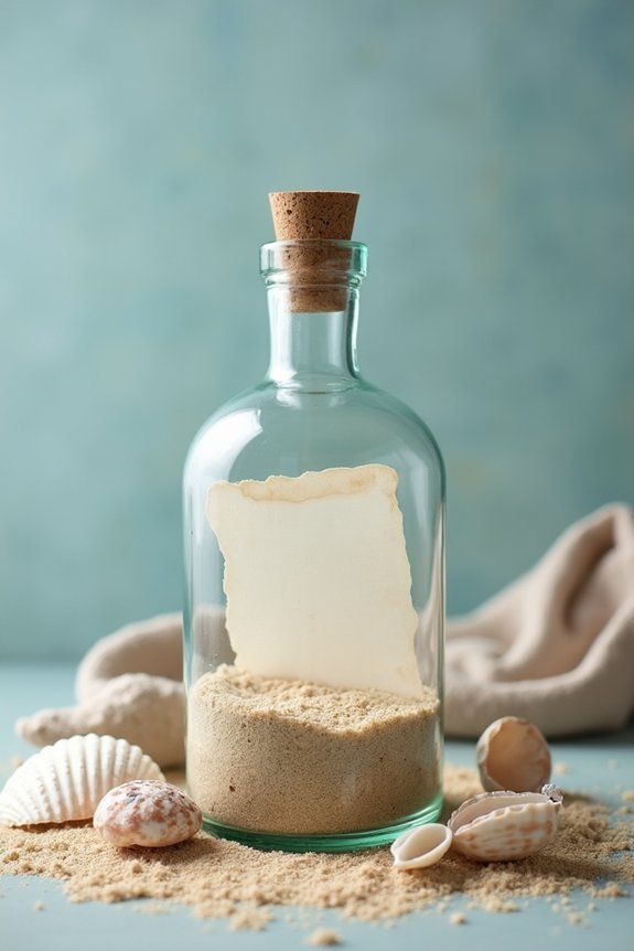 message in a bottle invitations