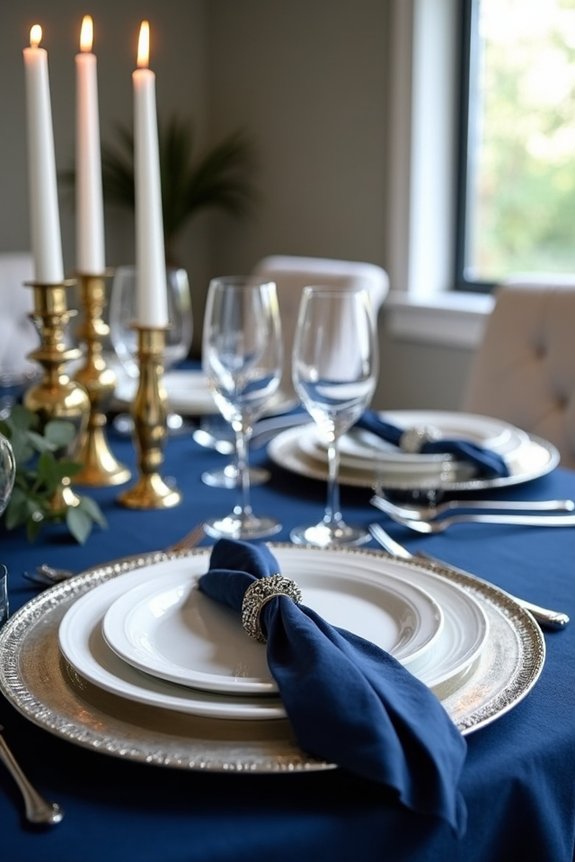 metallic accents elevate elegance