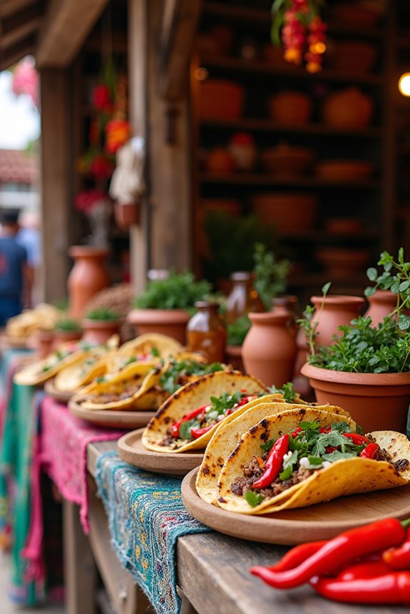 mexican market taco decor