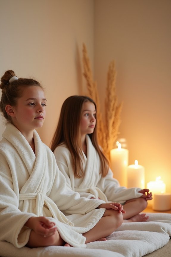 mindfulness spa party moments