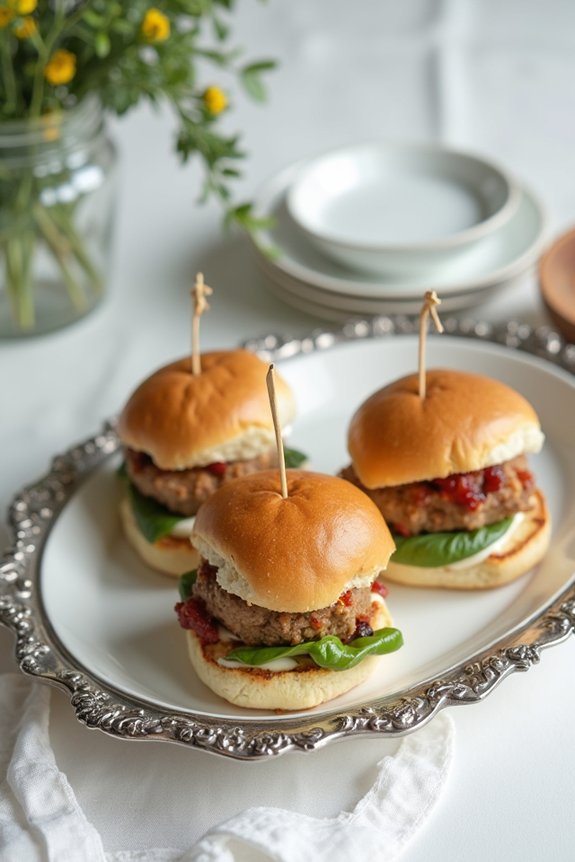 mini sandwiches for mingling