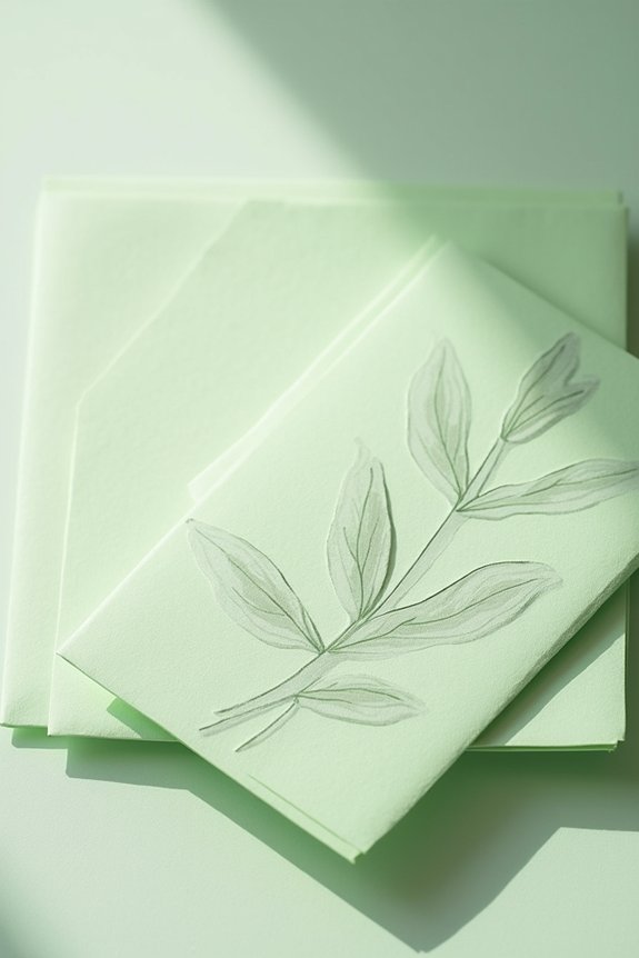 minimalist eco friendly invitations design