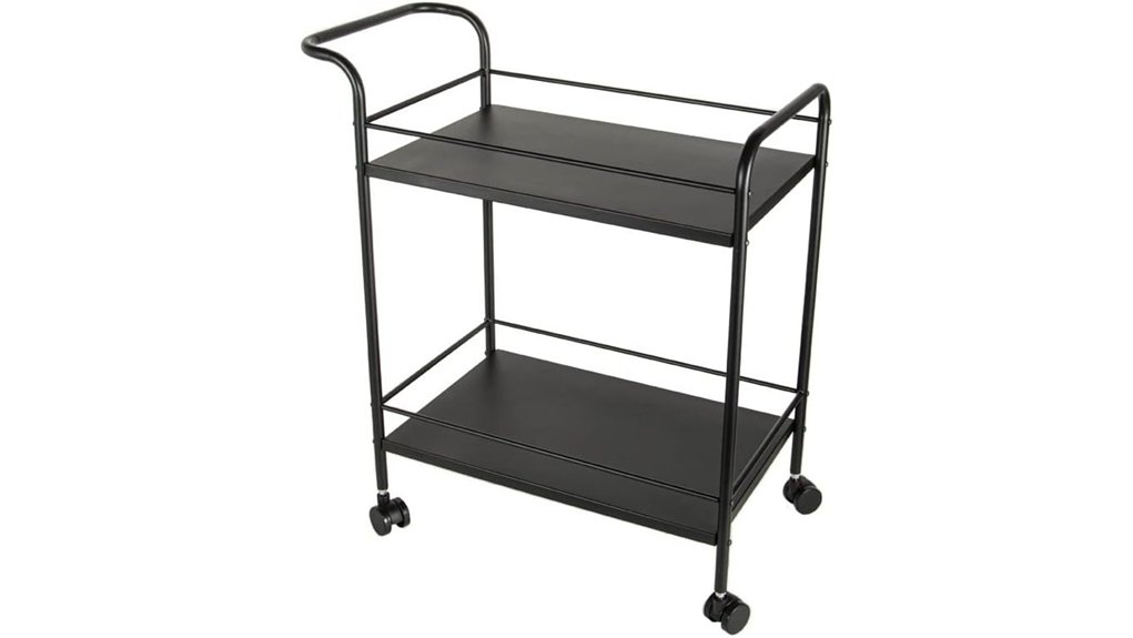 mobile metal kitchen trolley