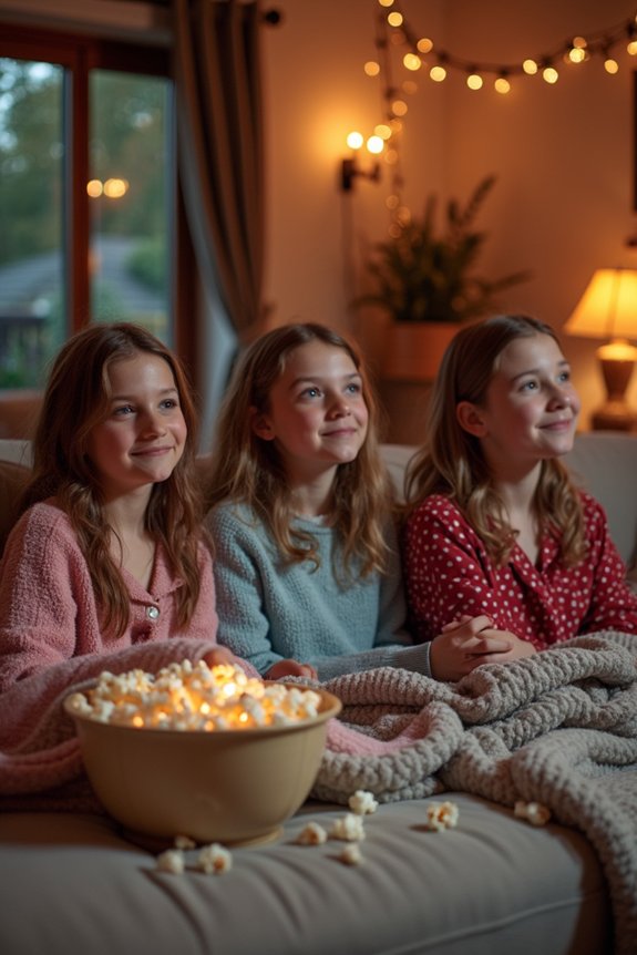 movie themed sleepover fun