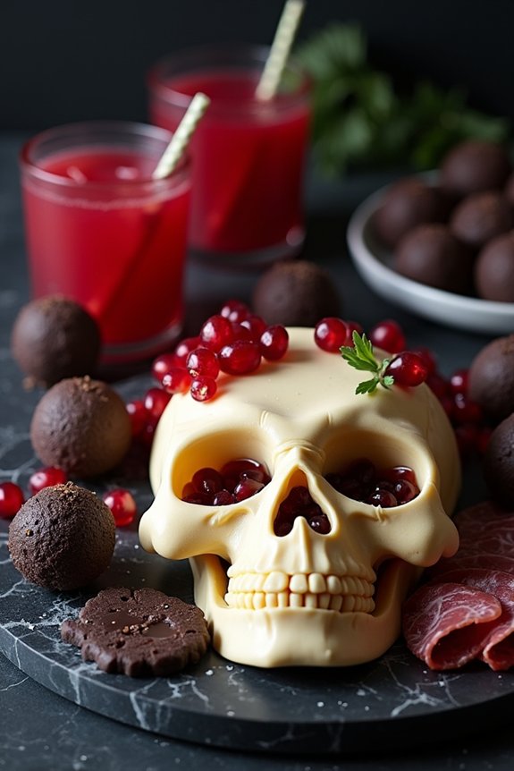 murder mystery themed cuisine