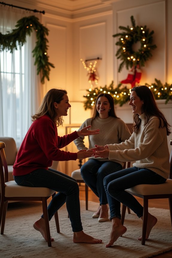 musical chairs holiday fun