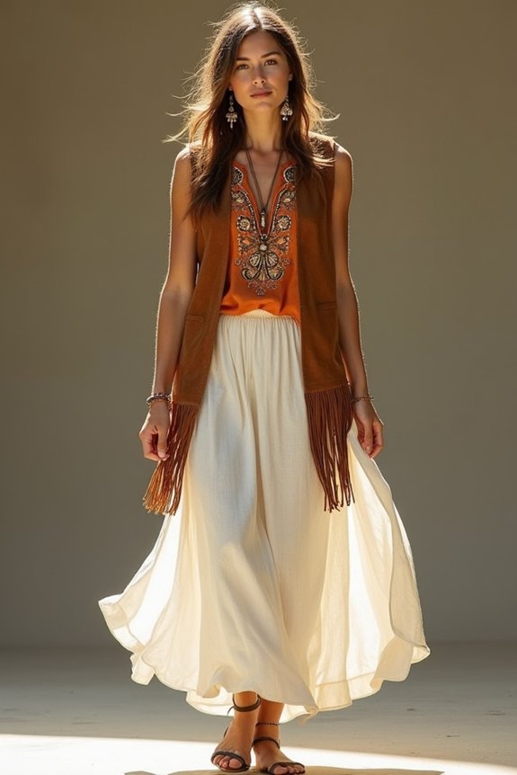 natural fabrics and earthy tones