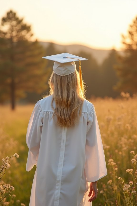 nature inspired graduation photography