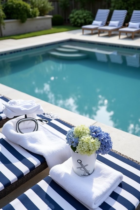 nautical stripes and anchors