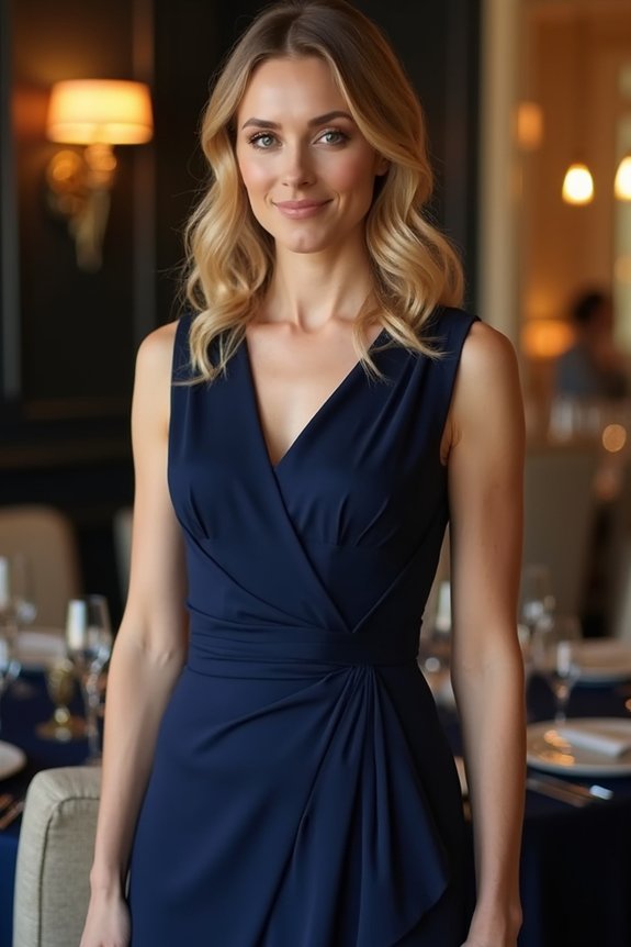 navy blue celebration outfits