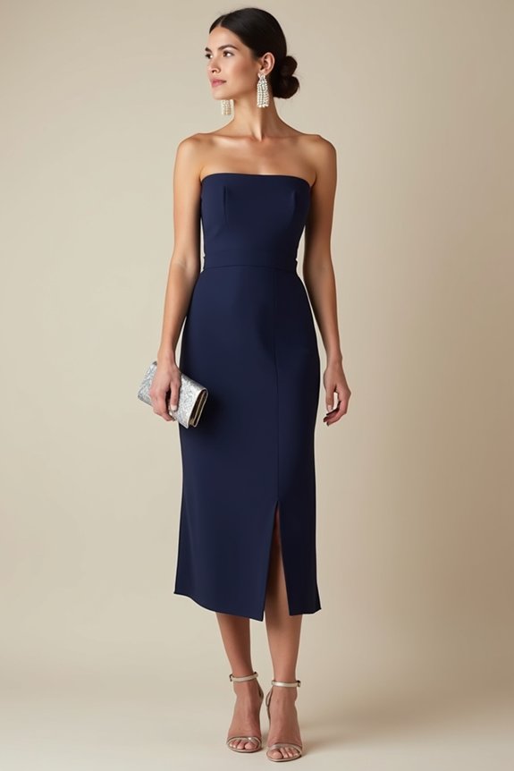 navy blue outfit accessorizing tips