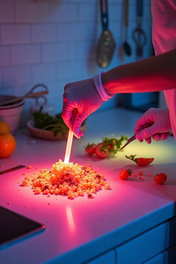 neon food safety tips