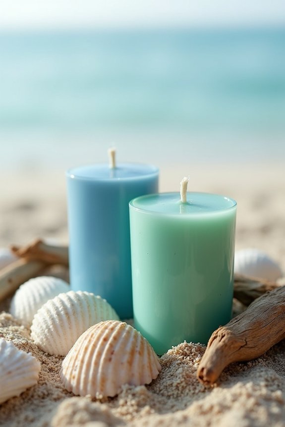 ocean inspired candles calming ambiance