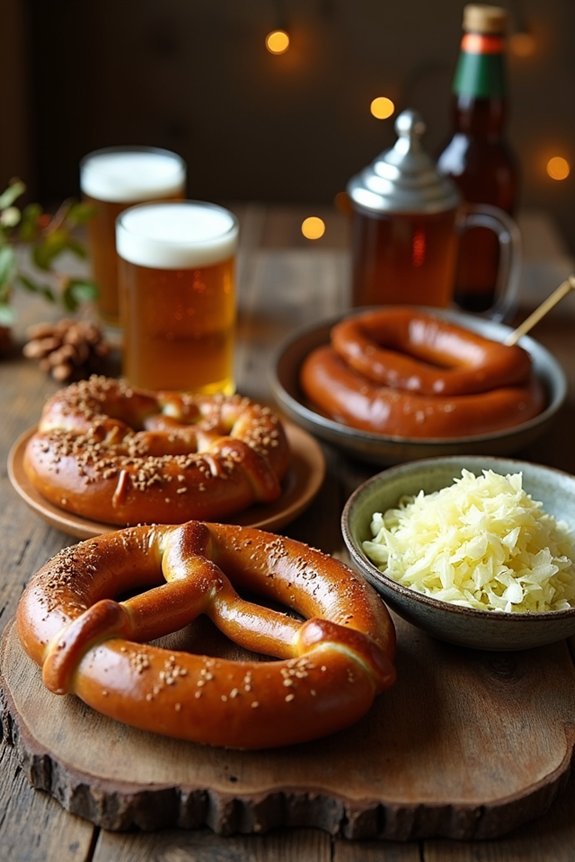 oktoberfest food and beer