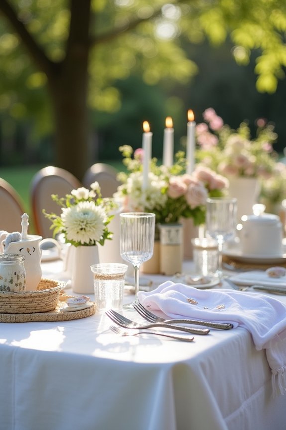 outdoor christening celebration ideas