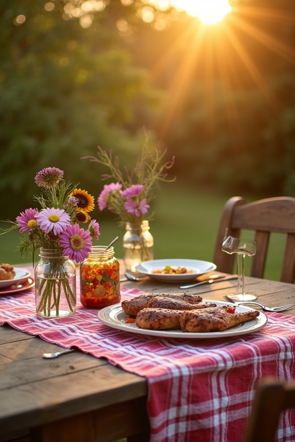 patriotic backyard bbq celebration