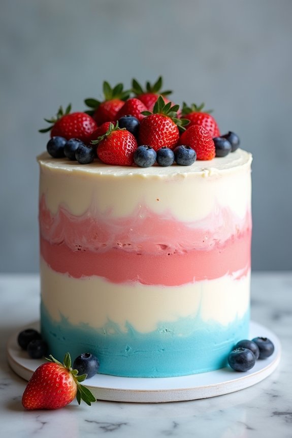 patriotic red white blue