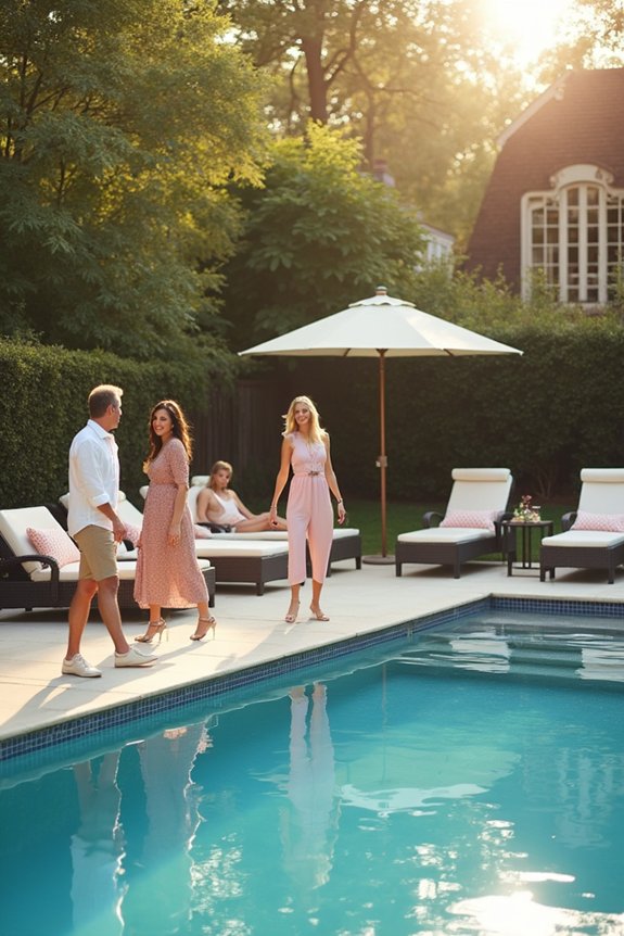 perfect afternoon pool party