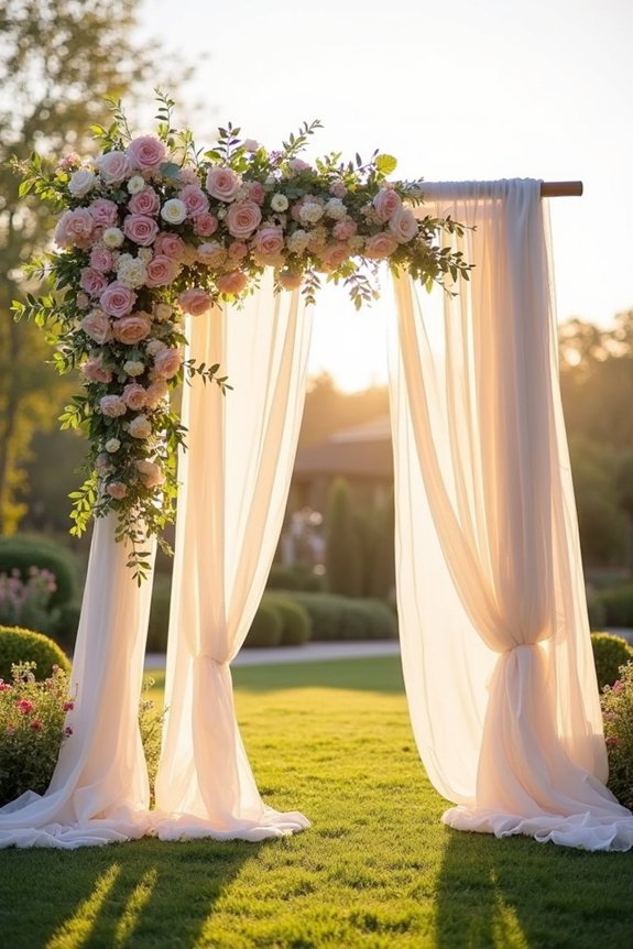 perfect vow renewal backdrop