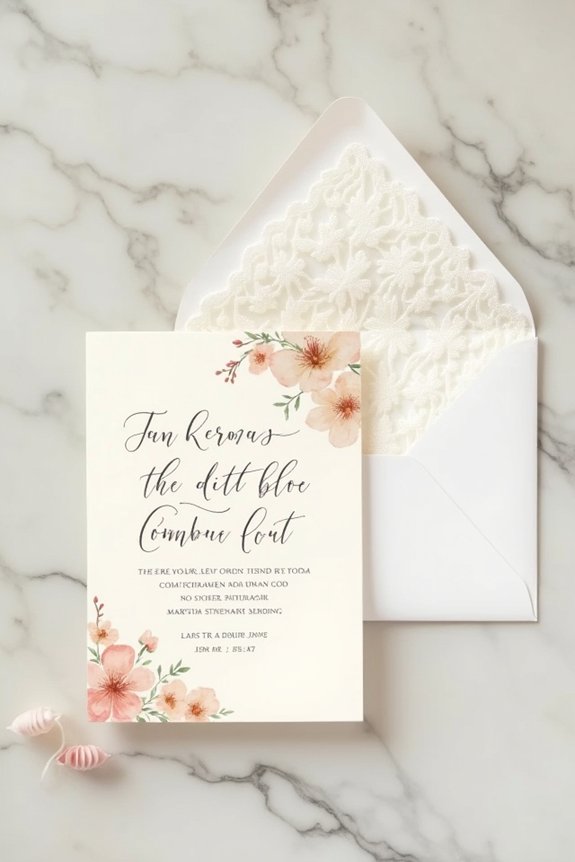 personalized artistic invitation design