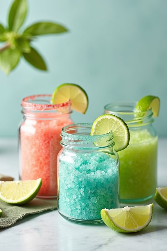 personalized colorful margarita favors