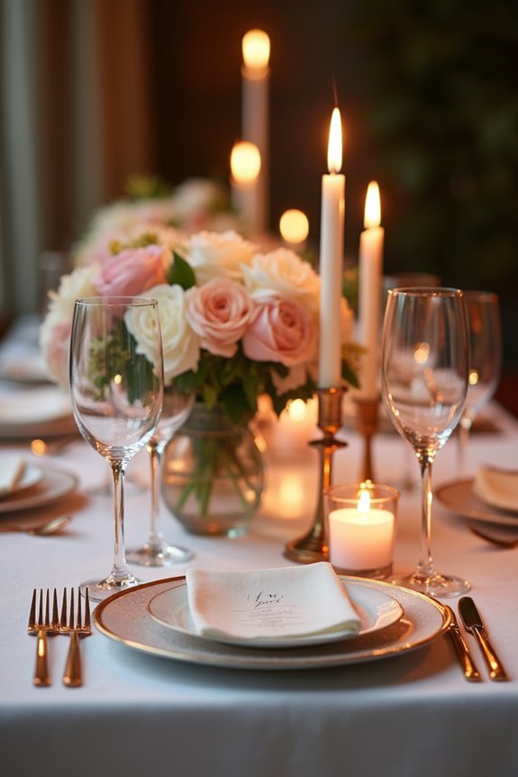 personalized intimate dinner party