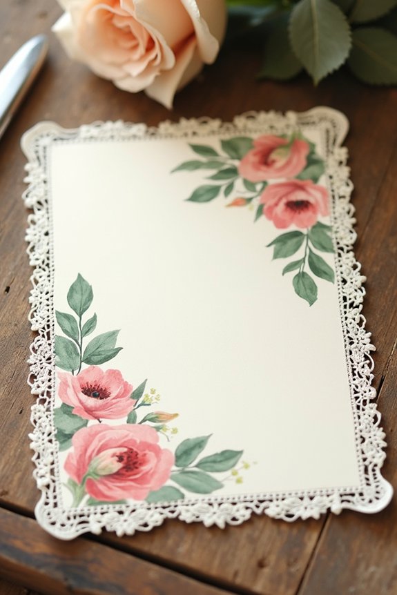 personalized keepsake vow invitations