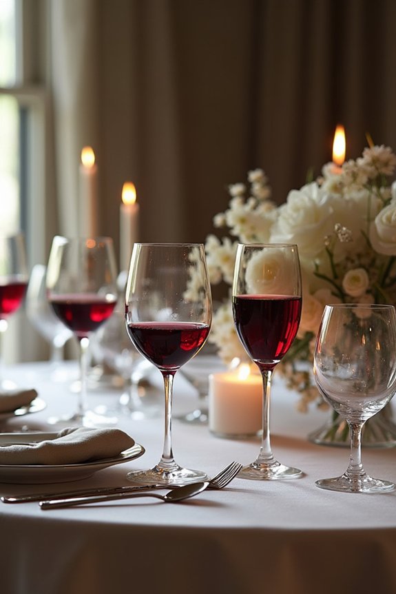 personalized red glassware gifts