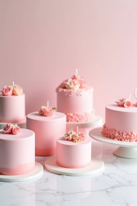 pink party cake ideas