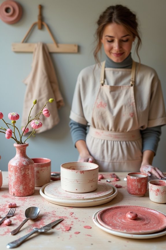 playful pottery party decorations