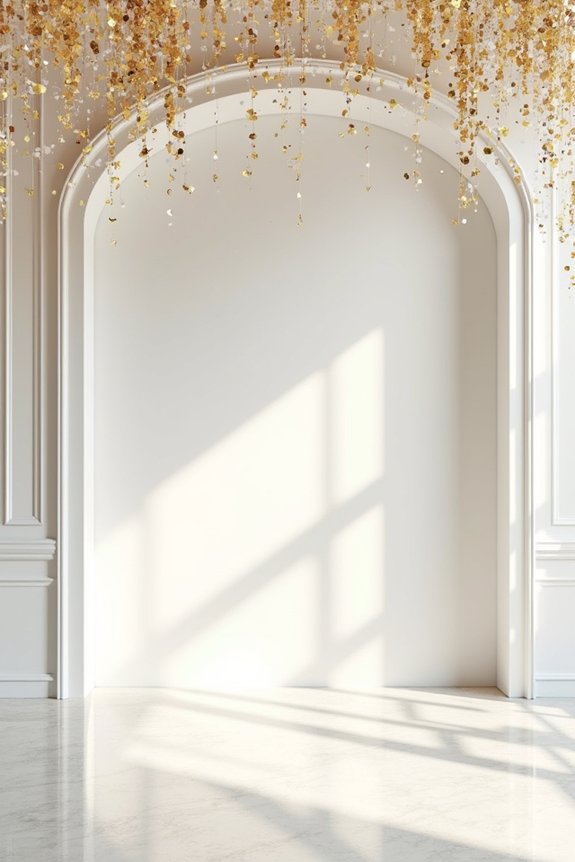 playful sparkle confetti walls