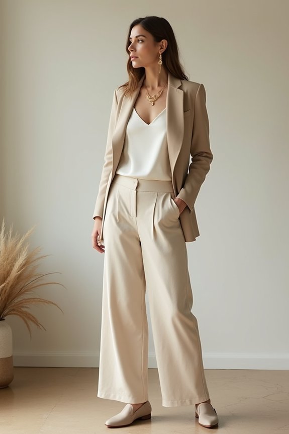 polished yet relaxed outfits