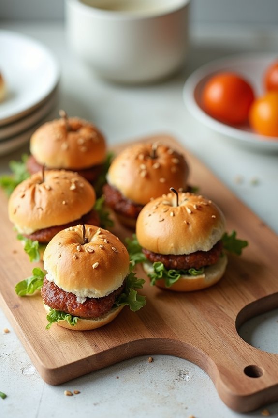 pottery snacks mini sandwiches